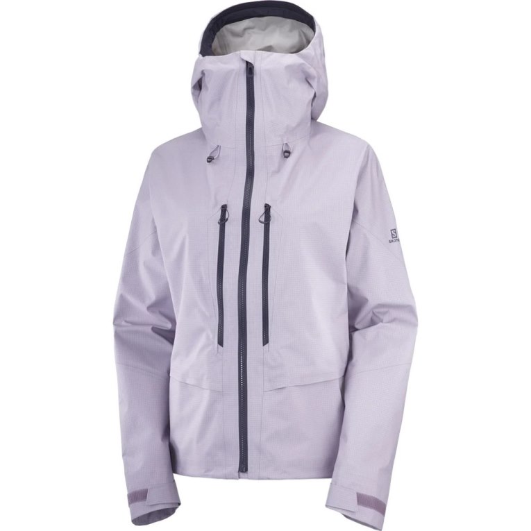 Lavender Salomon Outpeak GTX 3L Women's Shell Jackets | IE WX1764